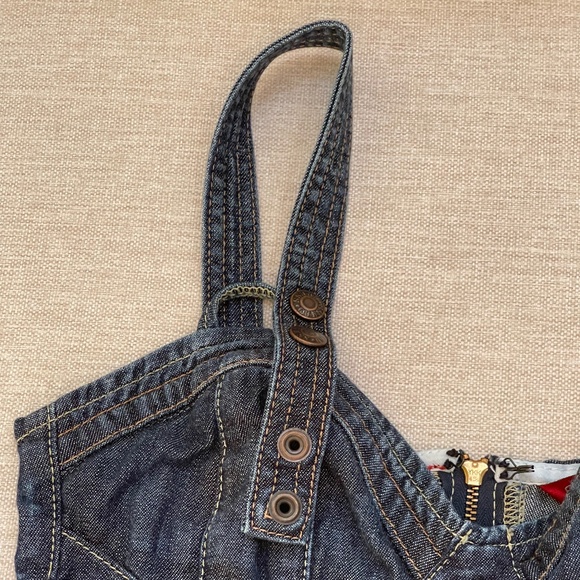 GUESS Women's Mini Jean  Dress Size S - Picture 10 of 10